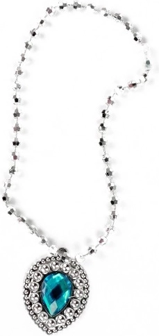 Κομψό κολιέ με τυρκουάζ μενταγιόν