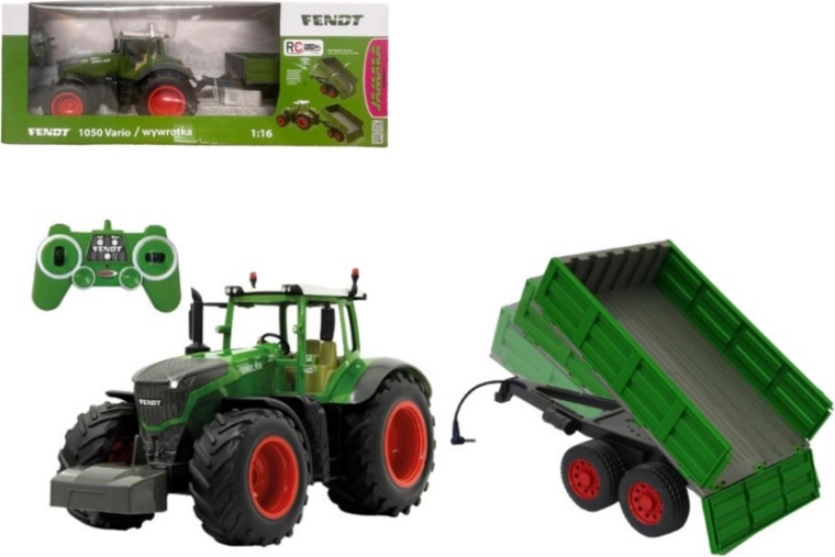 RC τρακτέρ Fendt 1050 Vario 1:16 με ρυμουλκούμενο Jamara