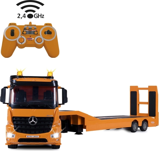 Jamara τηλεκατευθυνόμενο Mercedes-Benz Arocs χαμηλοδάπεδο ρυμουλκούμενο 1:20, 2,4 GHz
