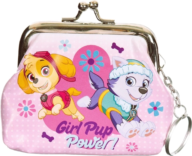 Πορτοφολάκι PAW Patrol Skye και Everest ροζ