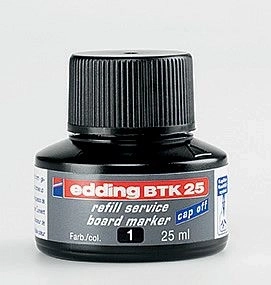 Μελάνι Edding BTK 25, μαύρο – ανταλλακτικό για μαρκαδόρους πίνακα