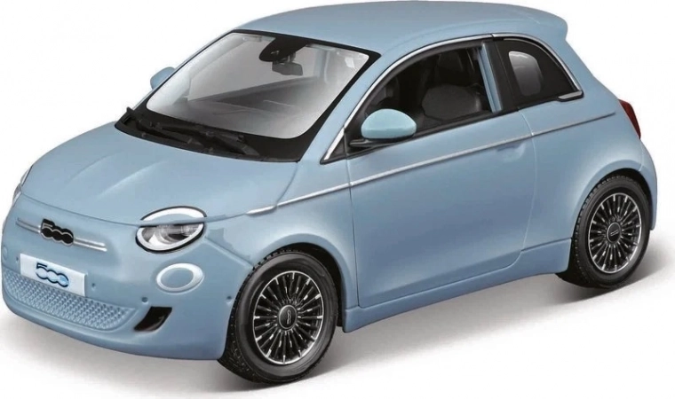 Μεταλλικό μοντέλο αυτοκινήτου Bburago 1:24 Fiat 500e μπλε (2023)