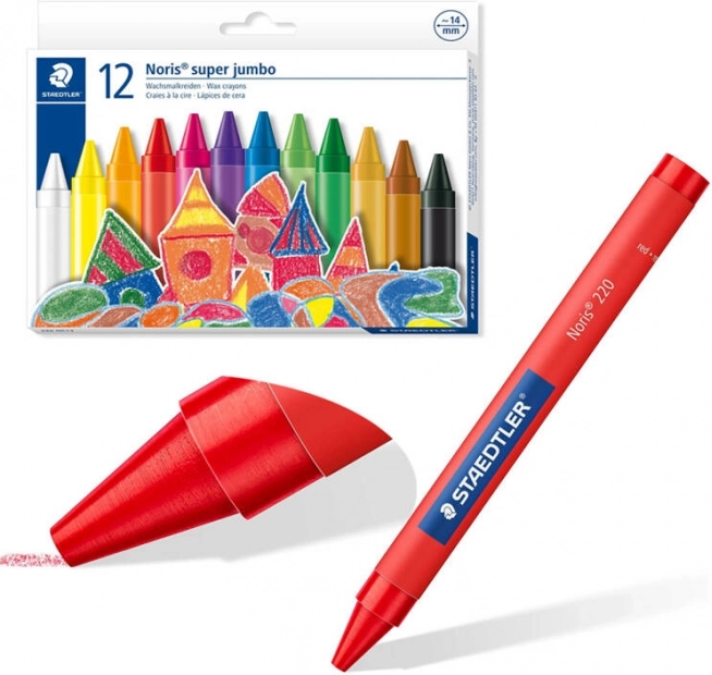 Staedtler Noris Jumbo κηρομπογιές 12 χρώματα