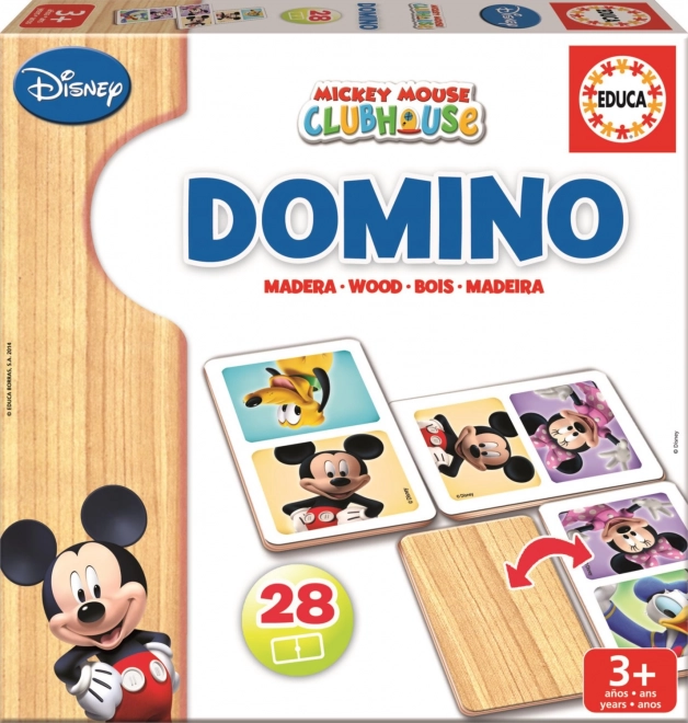 Ξύλινο ντόμινο Mickey και Minnie