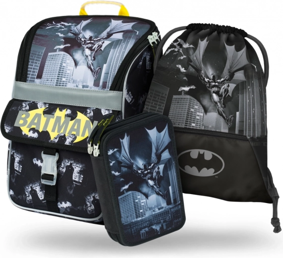 Σετ σχολικών ειδών Zippy Batman Dark City