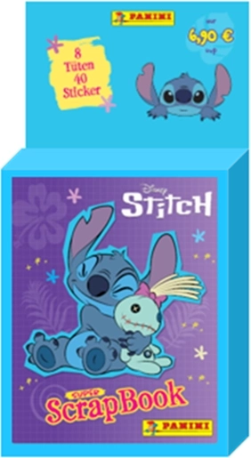 Disney Stitch σούπερ συλλογή αυτοκόλλητων για scrapbook (eco blister)