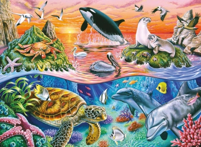 Παζλ Υπέροχος Ωκεανός XXL από τη Ravensburger 100 κομμάτια