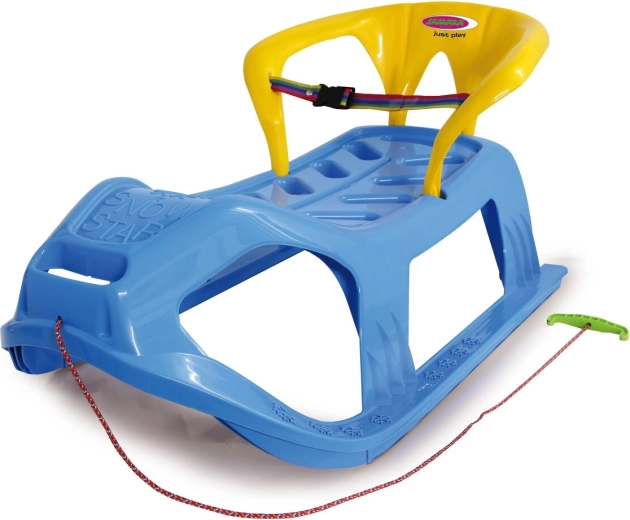 Παιδικό έλκηθρο (boby) Snow Play Snow-star 90 cm μπλε με πλάτη