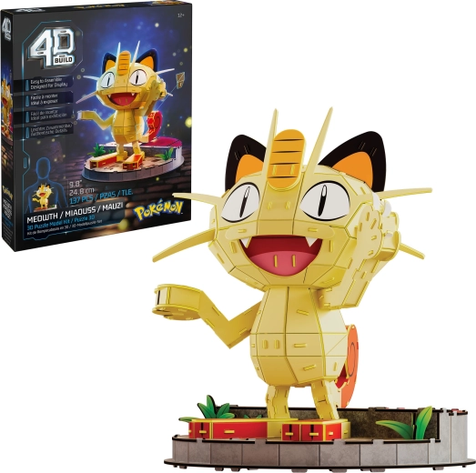 4D Build Pokémon Meowth 3D παζλ-μοντέλο για συναρμολόγηση