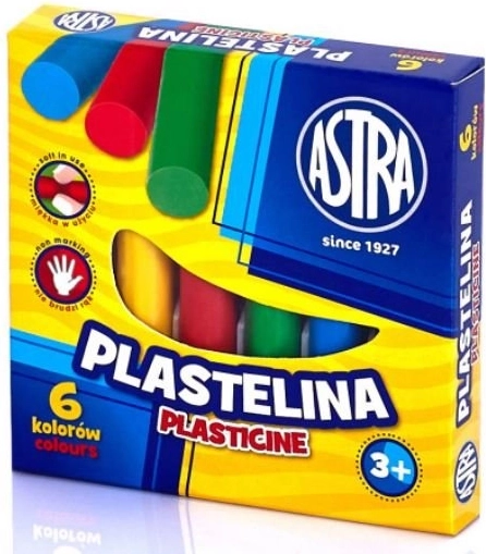 Πλαστελίνη ASTRA – σετ 6 χρωμάτων