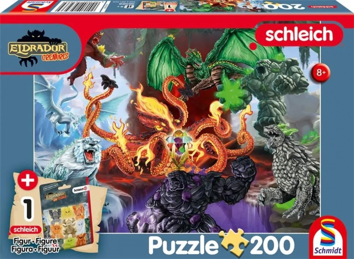 Παζλ Eldrador: κακά πλάσματα 200 κομμάτια + φιγούρα SCHLEICH