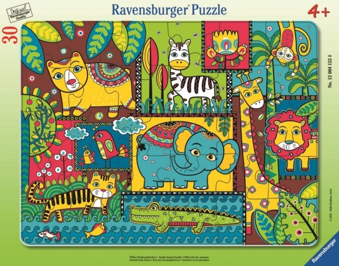 Παζλ Ravensburger Ζωάκια στη ζούγκλα 30 κομμάτια