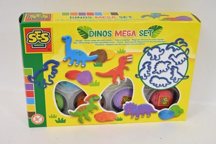 SES Creative μεγασέτ πλαστελίνης δεινόσαυροι - 1 τεμάχιο