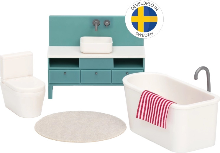 Lundby βασικό σετ επίπλων μπάνιου για κουκλόσπιτο