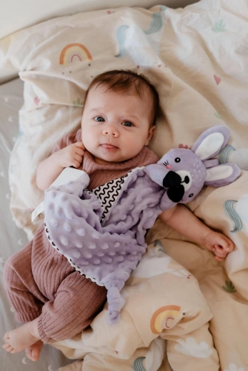 Καταπραϋντικό minky με 3D κουκκίδες