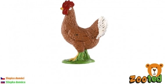 Πλαστική φιγούρα κότας 4 cm