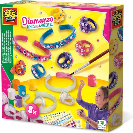 SES Creative Diamanzo δημιουργικό σετ δαχτυλίδια και βραχιόλια
