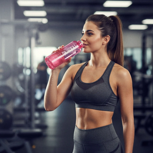 Αθλητικό πλαστικό μπουκάλι Training Time 550 ml - 1 τεμάχιο