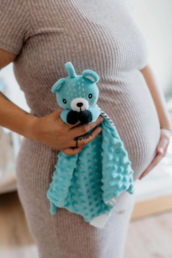 Καταπραϋντικό minky με 3D κουκκίδες