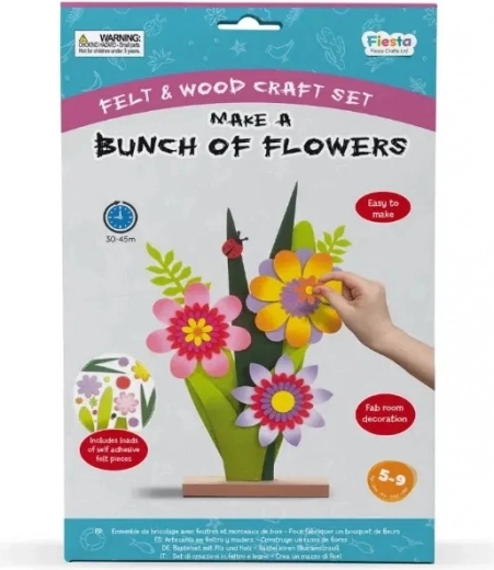 Fiesta Crafts Δημιουργικό σετ 3D κατασκευή Μπουκέτο