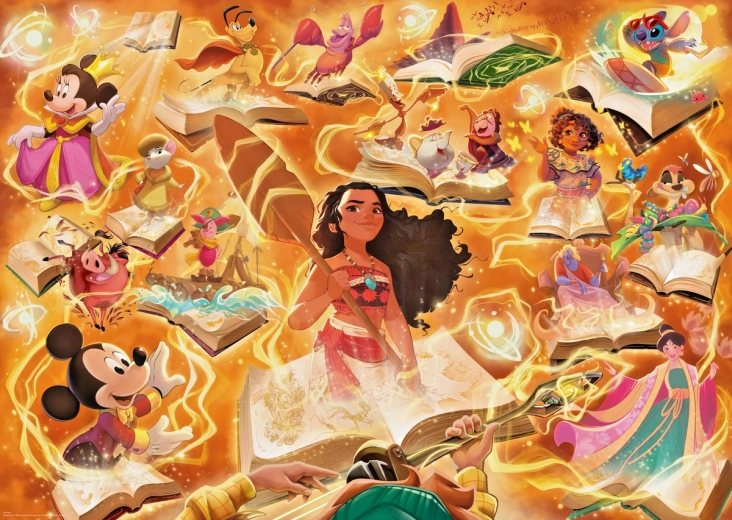 Παζλ Ravensburger Disney Lorcana Glimmers of the Realm: Κεχριμπάρι 1000 κομμάτια
