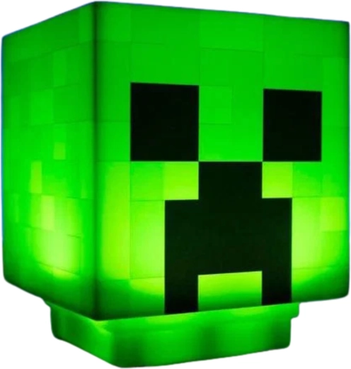 Παιδικό φωτιστικό Minecraft Creeper με ήχο