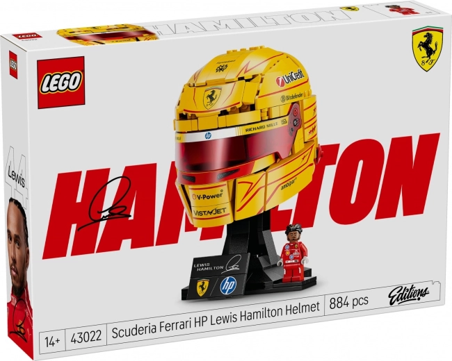 LEGO Editions κράνος του Λιούις Χάμιλτον Scuderia Ferrari HP