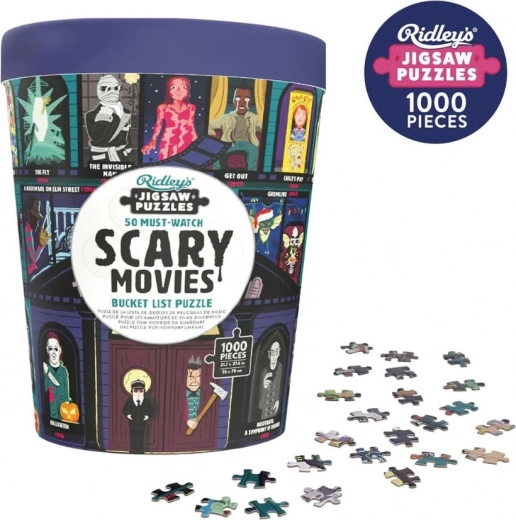 Παζλ RIDLEY’S GAMES Bucket List: 50 τρομακτικές ταινίες – 1000 κομμάτια