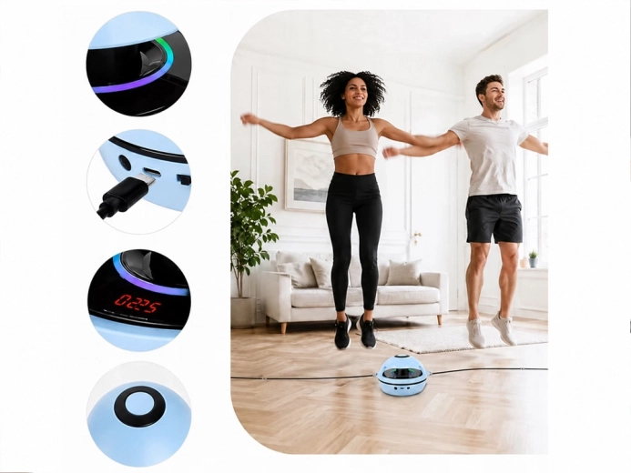 Μουσική μέσω Bluetooth και φωτεινά εφέ για πιο διασκεδαστική άσκηση