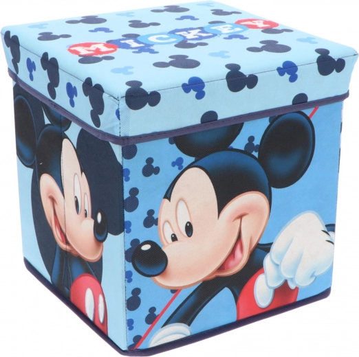 Cozy Noxxiez αποθηκευτικό κουτί και σκαμπό MICKEY MOUSE 30×30×30 cm