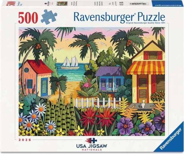 Παζλ Ravensburger USA Jigsaw Nationals: Τροπική ατμόσφαιρα 500 κομμάτια