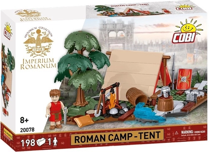 Cobi Imperium Romanum – ρωμαϊκό στρατόπεδο: σκηνή λεγεωνάριων (198 κομμάτια)