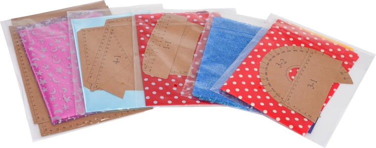 Προκομμένα υφάσματα και χάρτινα πατρόν