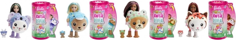Barbie Cutie Reveal Chelsea σε κοστούμι – κούκλα με ζωάκι-στολή και έκπληξη