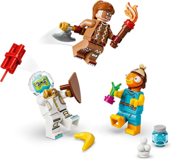 Τρεις μίνι φιγούρες LEGO Fortnite