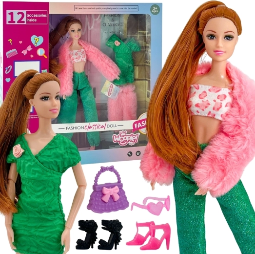 Woopie Royal κούκλα Emi 30 cm με 12 εκπλήξεις, ρούχα και αξεσουάρ