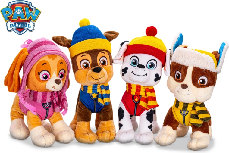 Λούτρινο παιχνίδι Paw Patrol χειμερινή έκδοση 27 cm