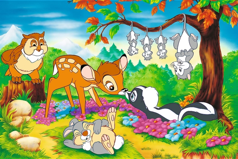 Παζλ Bambi και δασικοί φίλοι 160 κομμάτια