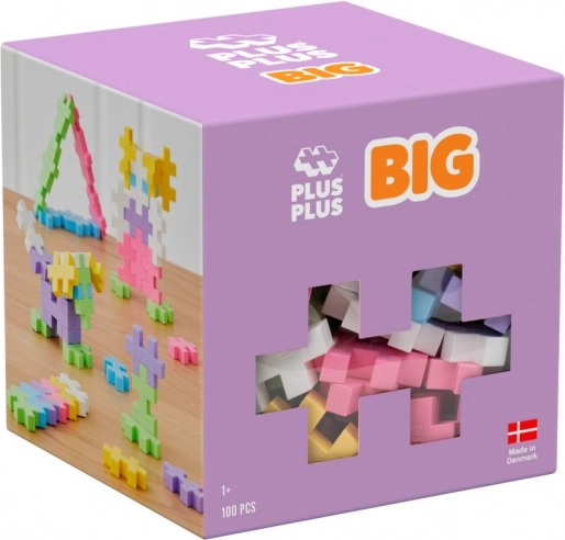 Plus-Plus BIG παστέλ σετ κατασκευών 100 τεμ.