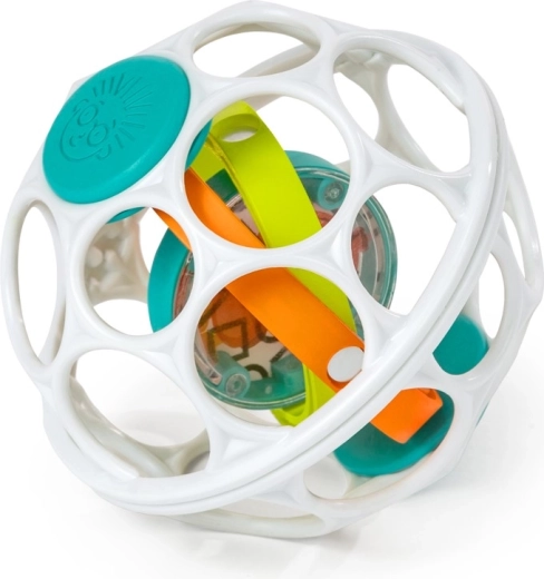 Κουδουνίστρα OBALL Baby Einstein Grip & Spin για μωρά