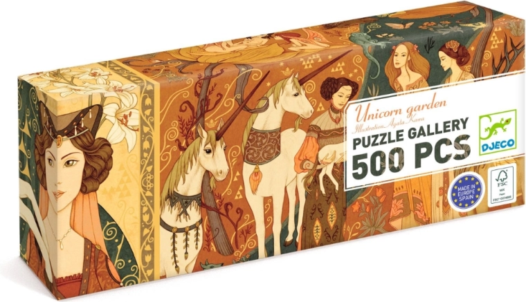 Παζλ Djeco κήπος με μονόκερο, 500 κομμάτια
