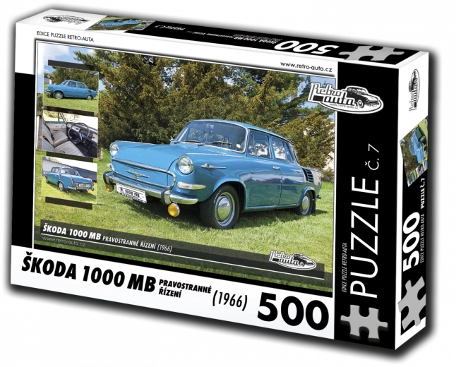 Παζλ RETRO-AUTA Škoda 1000 MB 1966 – 500 κομμάτια