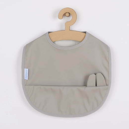 Πλενόμενο σαλιάρα NEW BABY 34 × 25 cm γκρι