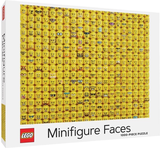 Chronicle Books LEGO πρόσωπα μινιφιγούρων παζλ 1000 κομμάτια