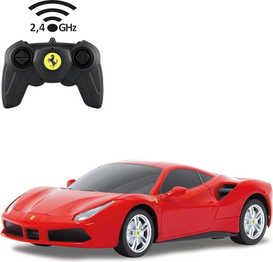 Jamara Ferrari 488 GTB τηλεκατευθυνόμενο αυτοκίνητο 1:24 κόκκινο 2,4 GHz - 1 τεμάχιο