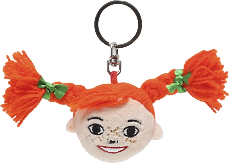 Pippi Langstrumpf μπρελόκ για κλειδιά – κεφαλάκι
