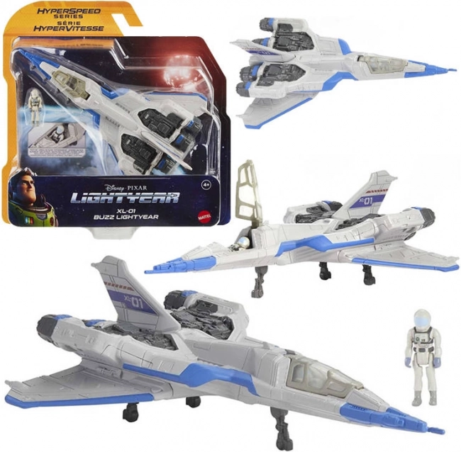 Διαστημόπλοιο Mattel Buzz Lightyear Hyperspeed με φιγούρα – XL-01