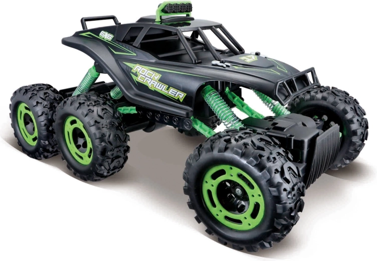 Maisto RC rock crawler 6x6 ματ μαύρο