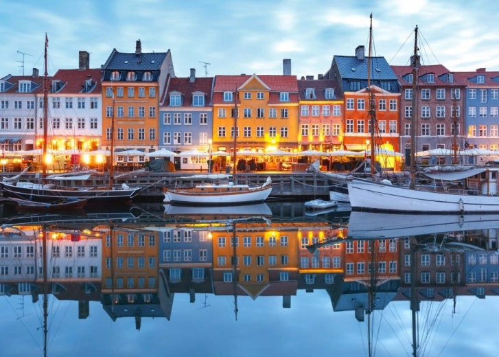 Παζλ Δύση του ήλιου στο Nyhavn 500 κομμάτια BLUEBIRD