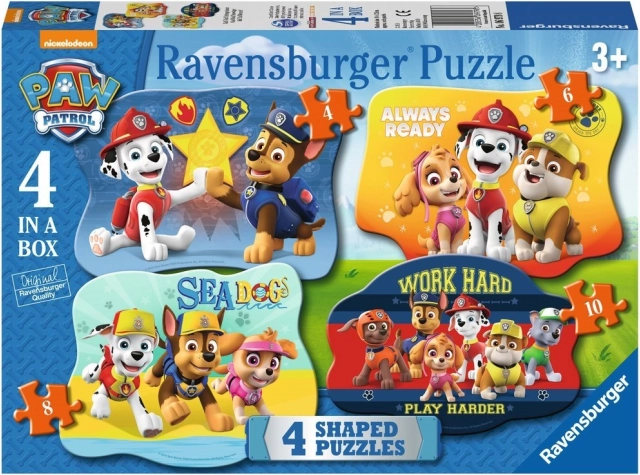 Παζλ Ravensburger PAW Patrol 4 σε 1 (4–10 κομμάτια)